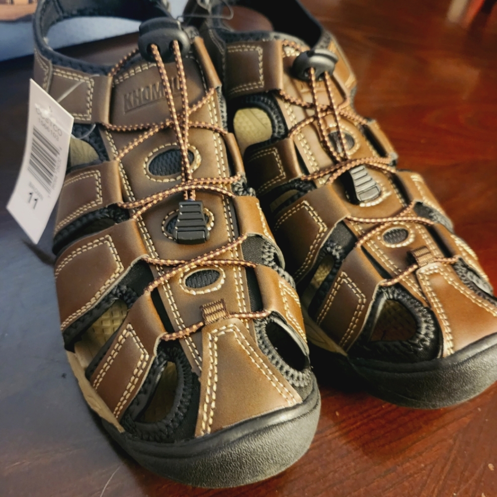Khombu Brown Hal Sandals